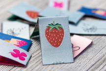 Designerset tygetiketter 'Summer moments' från Unikati - Artikelnummer 9124