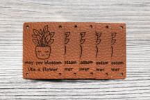 Designeretikettset 'Bloom & Flower' by Unikati - Artikelnummer 9131