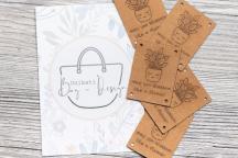 Designeretikettset 'Bloom & Flower' by Unikati - Artikelnummer 9131