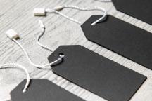 Griffeletiketter – hangtags för märkning med krita - Artikelnummer 9243