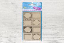 Pappersetiketter med kraftpapper-look – märketiketter - Artikelnummer 9255