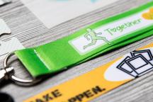 Nyckelband för lag och föreningar med löparmotiv - Artikelnummer 3005