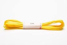 Smalt satinband (3 mm), enfärgat (gul) - Artikelnummer 888