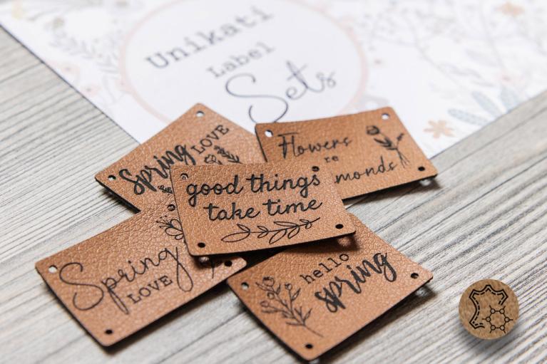 Designerset 'spring love' från Unikati (Konstläder) - Artikelnummer 9102
