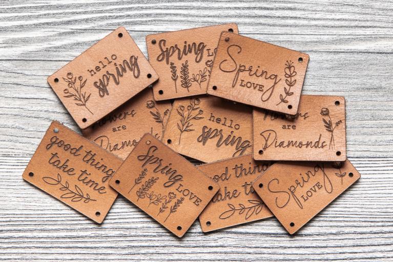 Designerset 'spring love' från Unikati (Naturläder) - Artikelnummer 9102