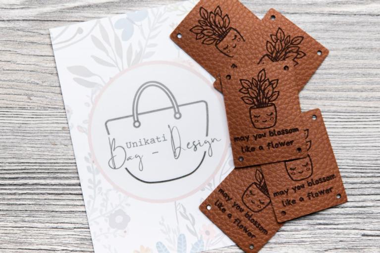 Designeretikettset 'Bloom & Flower' by Unikati - Artikelnummer 9131