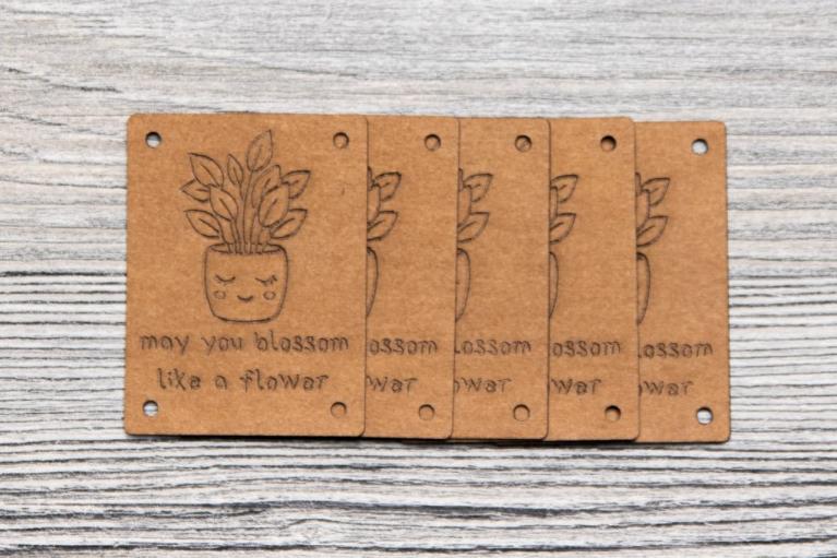 Designeretikettset 'Bloom & Flower' by Unikati - Artikelnummer 9131