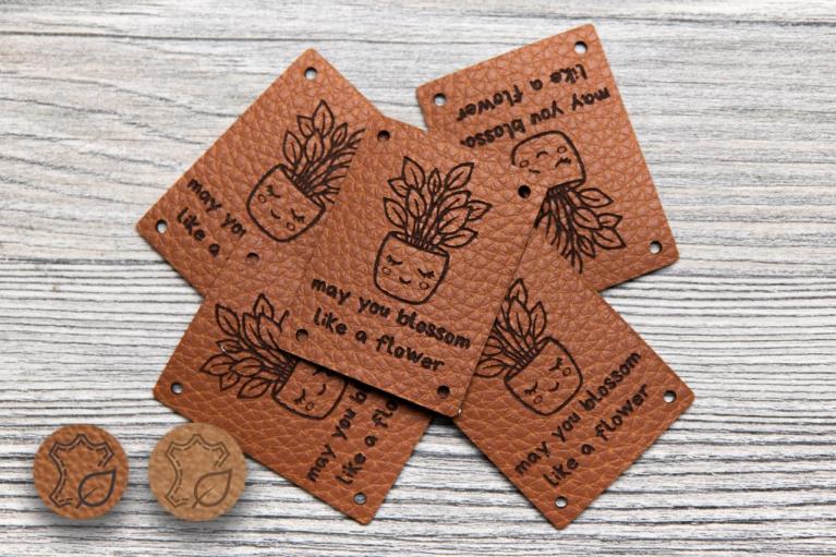 Designeretikettset \"Bloom & Flower\" by Unikati (Artikelnummer 9131)