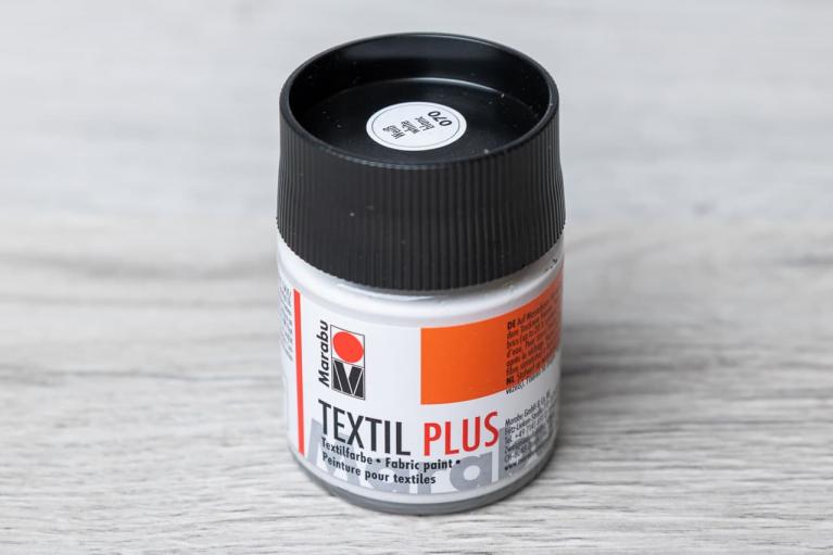 Marabu Textil Plus 50 ml  (vit) - Artikelnummer 2511